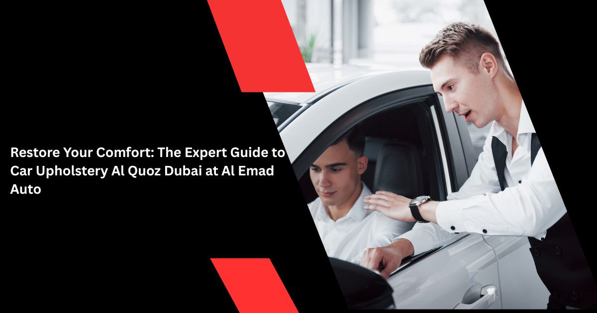 car upholstery Al Quoz Dubai